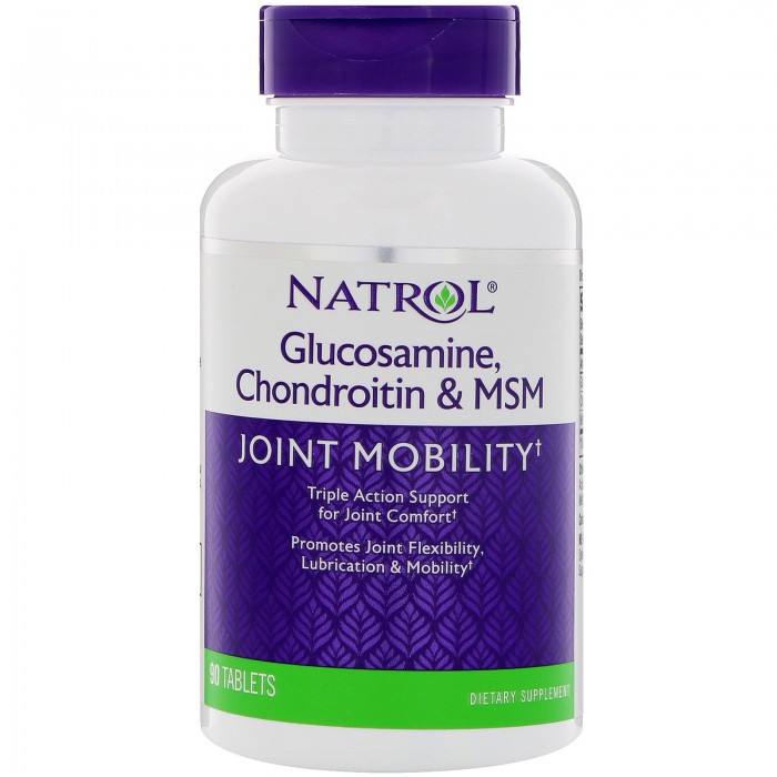 Natrol - Glucosamine Chondroitin MSM / 90 tab